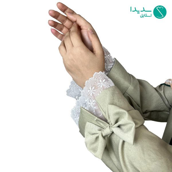 عبا ملکا سبز سدری_ کرپ زارا - Image 2