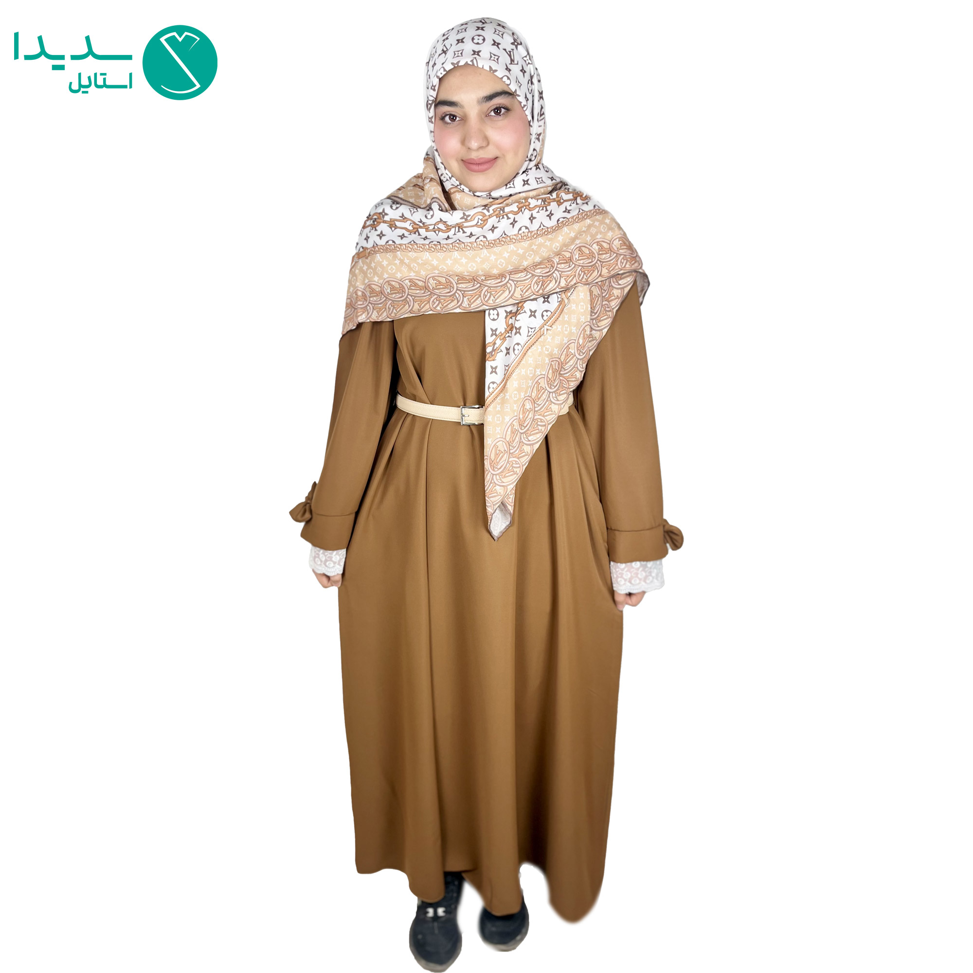 عبا ملکا شکلاتی_ کرپ الیزه