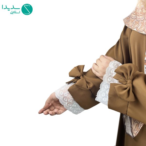 عبا ملکا شکلاتی_ کرپ الیزه - Image 2